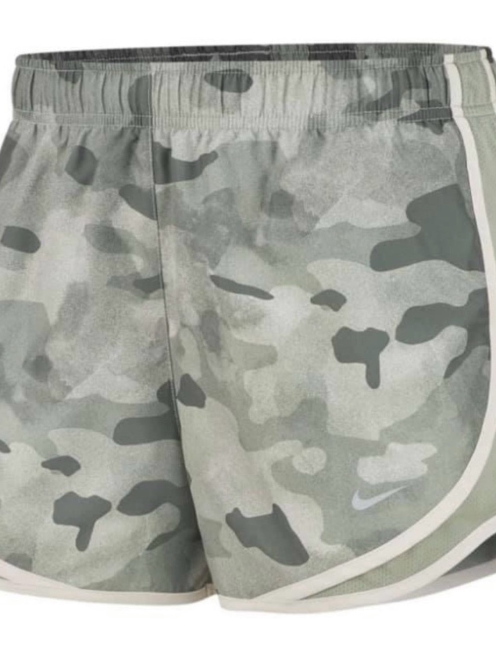 Women’s Nike Tempo Shorts Camo & Light Green Size Large